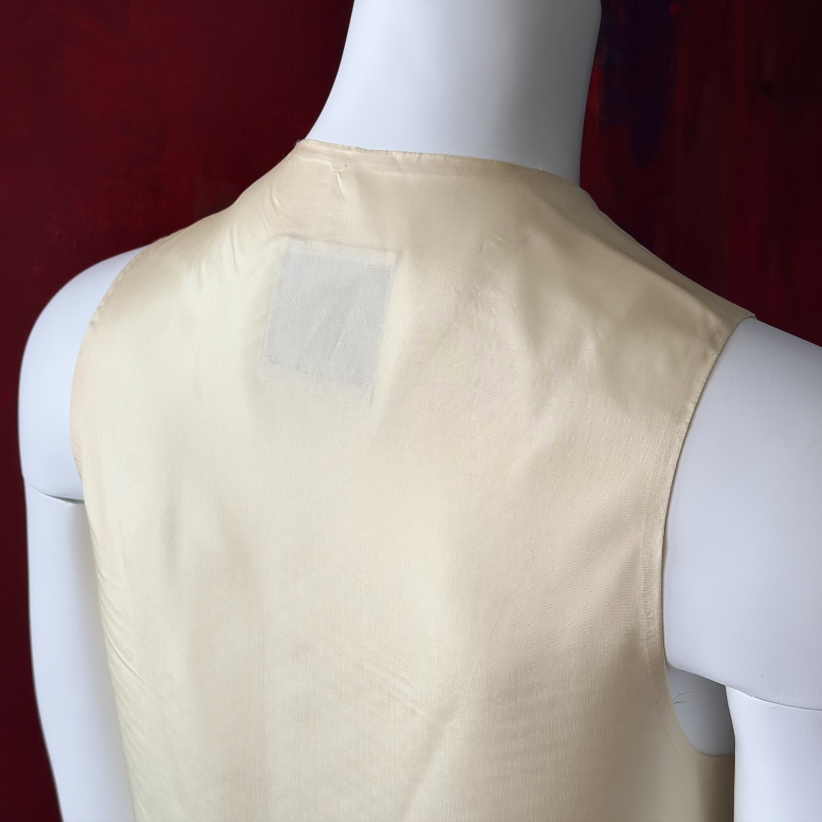 MOSCHINO CHEAP and CHIC cotton vest Treble Clef size 54