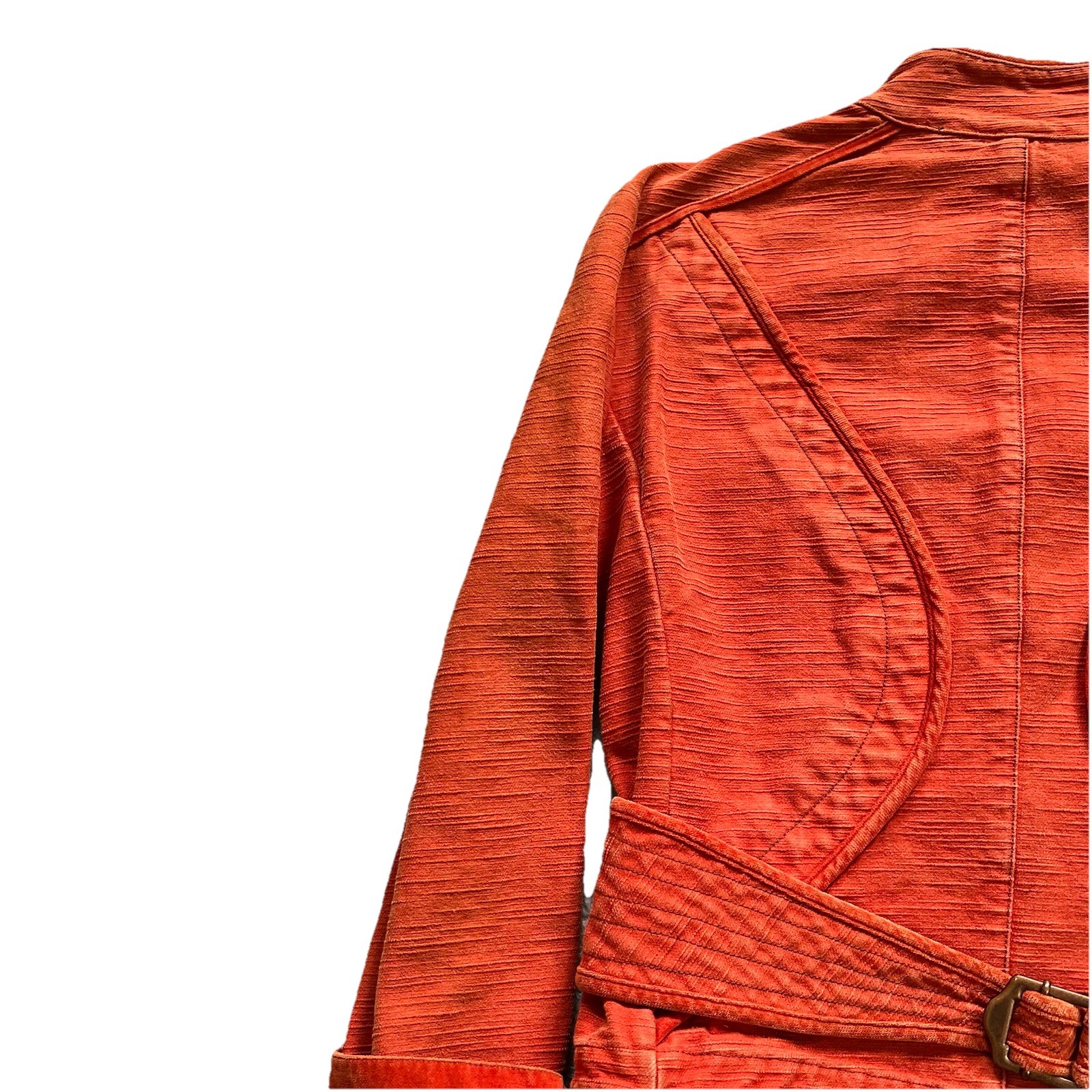 Roberto Cavalli (Just Cavalli ) Orange Buttoned Naval Jacket AW 2006 Collection