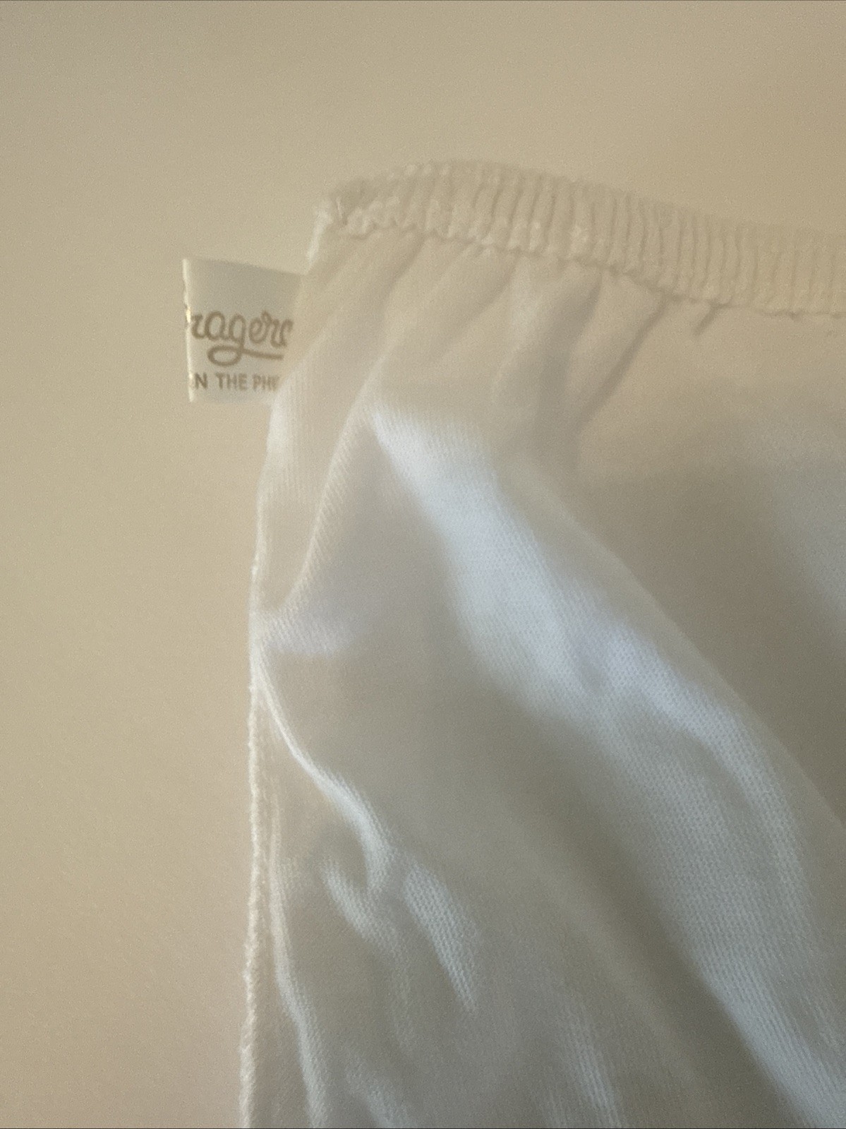 Vintage Gragero Cotton Nylon Blend Wide Double Gusset Pantie Sz Large White New