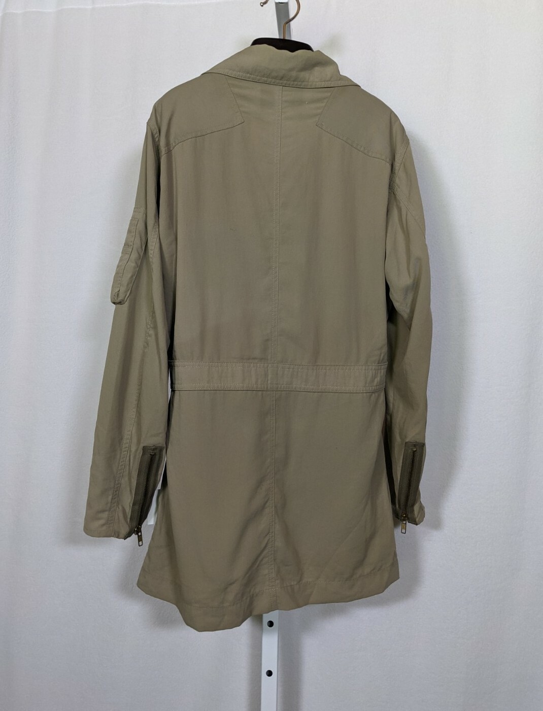 Moschino Cheap And Chic Vintage 90s Rayon Blend Bomber Flight Military Jacket