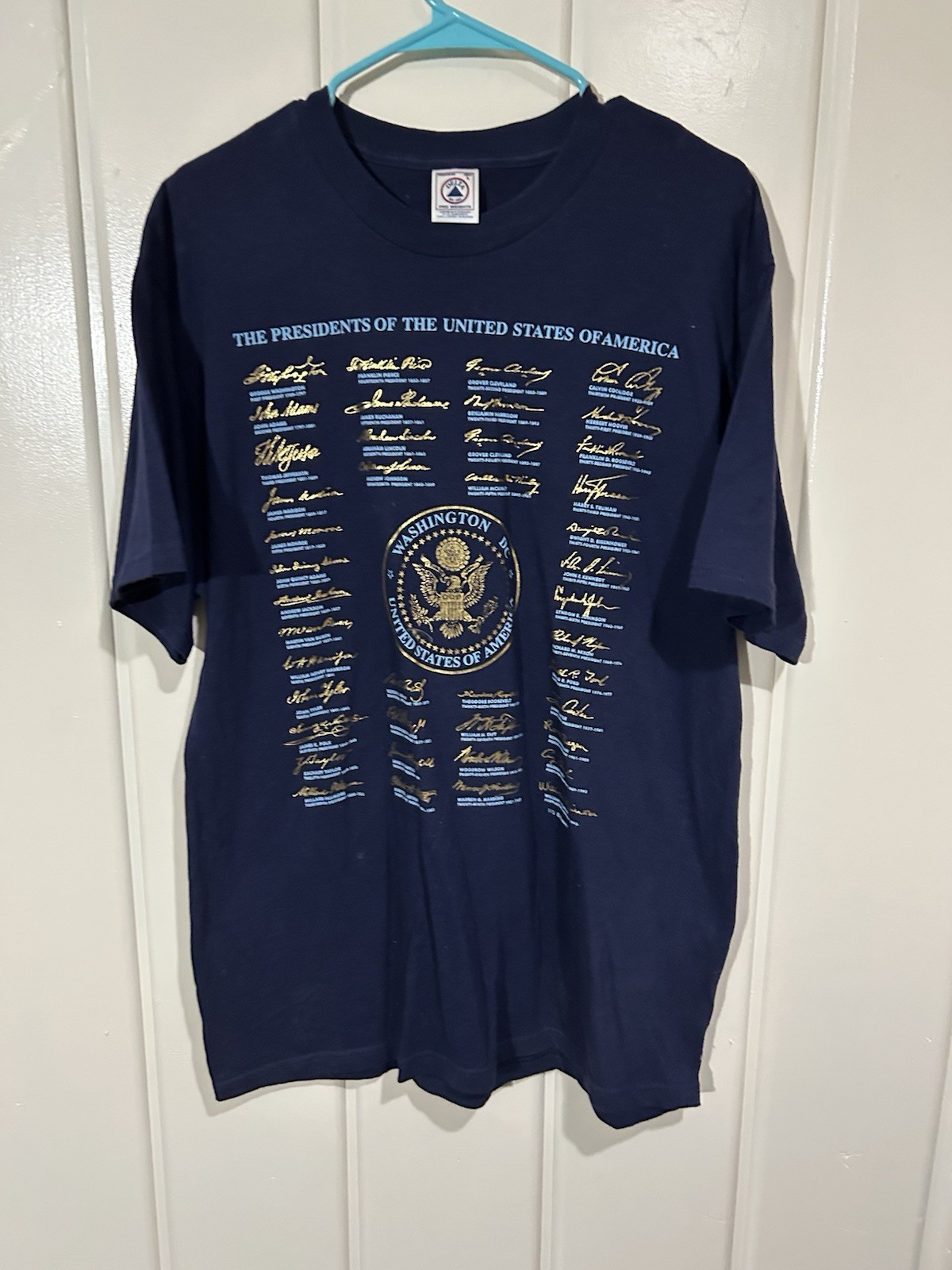 Vintage Y2k Presidents Of the United States T Shirt Delta Large