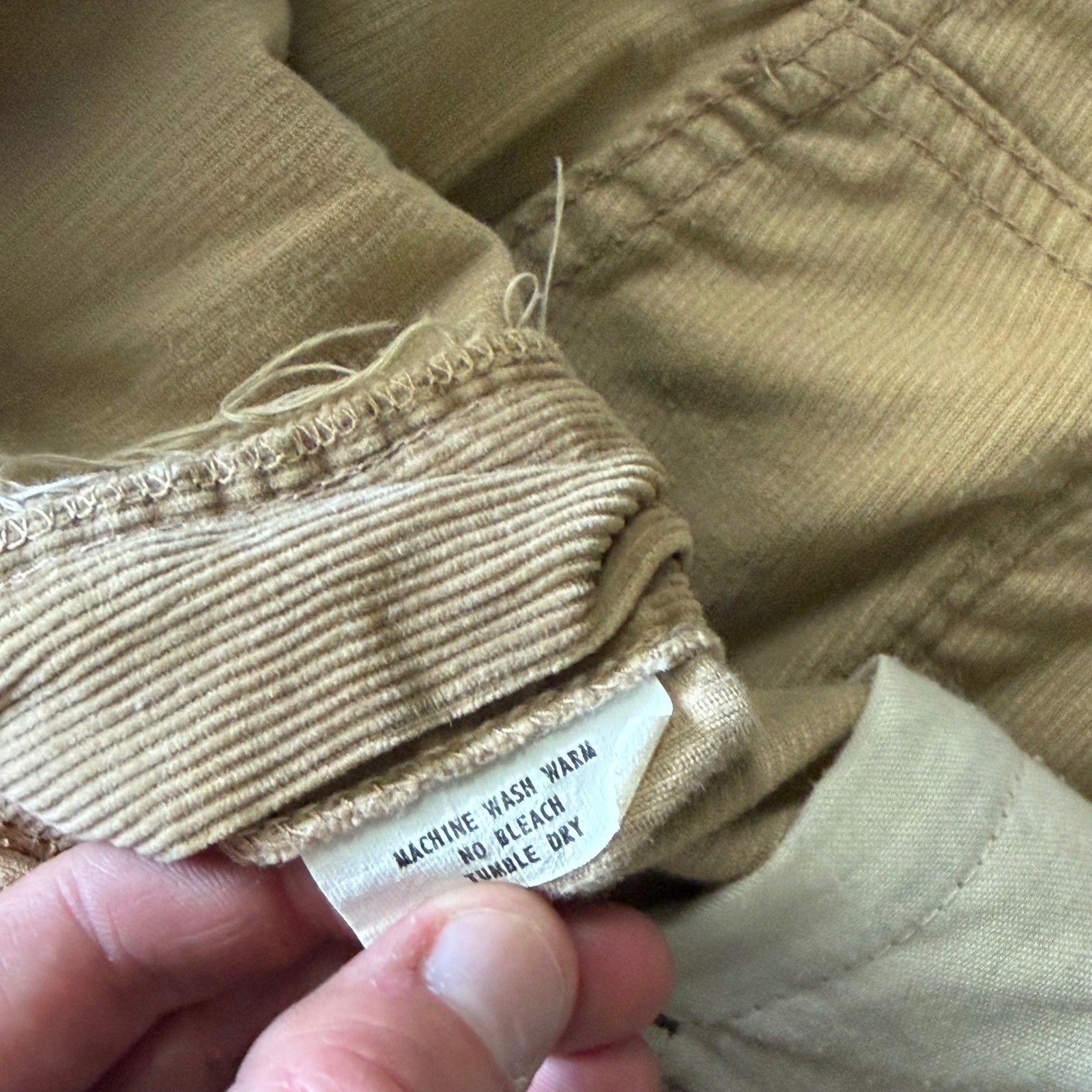 Vintage 70’s Tan Flare Leg Mr. Leggs Corduroy Pants Talon 42 Zipper