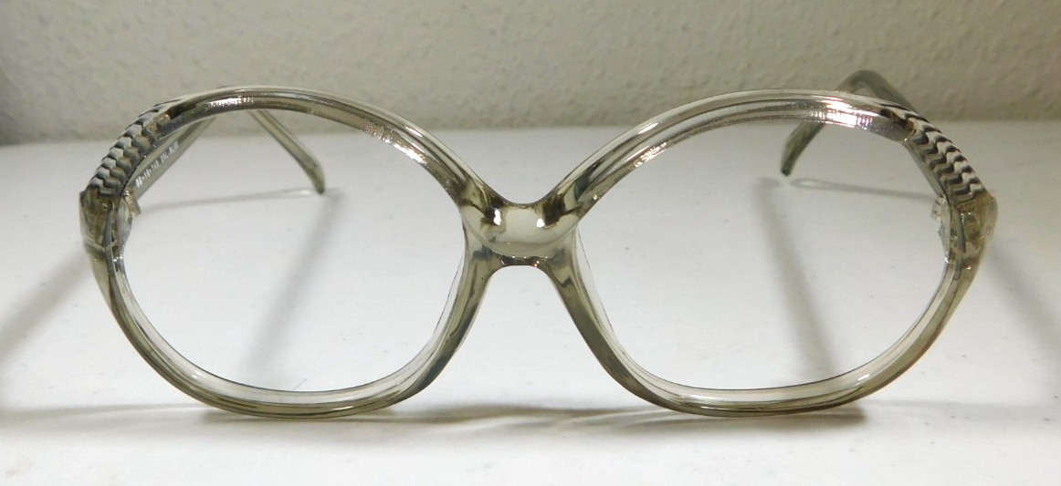 Vintage ELAN 59 Blue 55/16 Women’s Plastic Eyeglass Frame New Old Stock #411