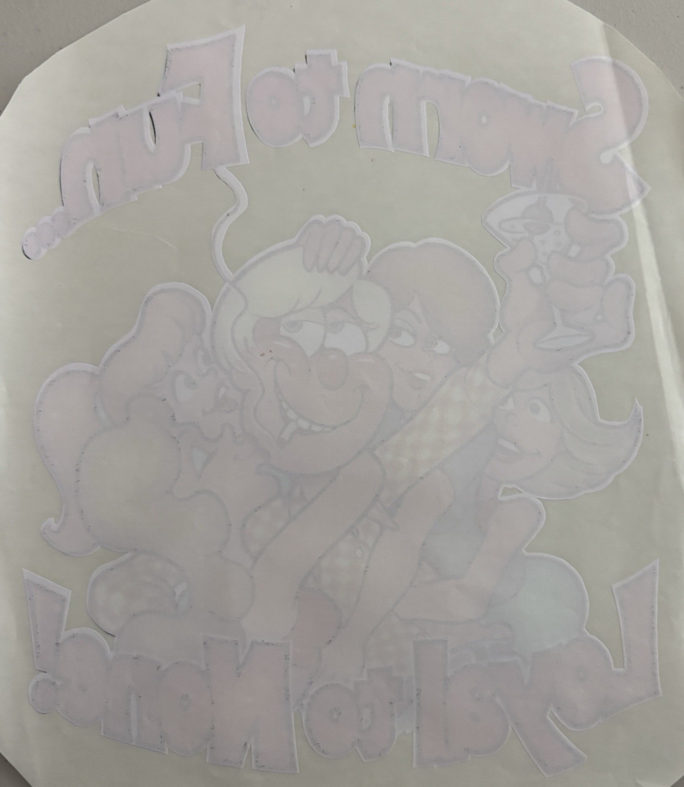 Original Vintage Sworn To Fun Loyal To None Party Iron On Transfer
