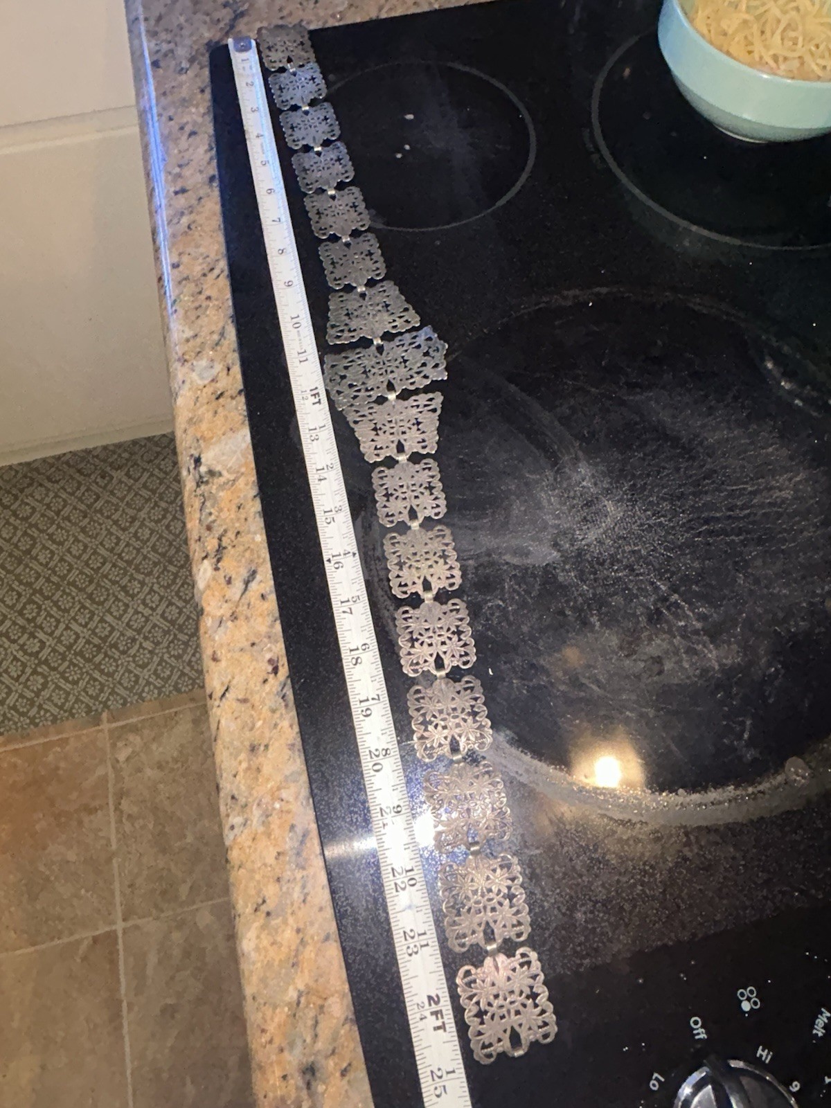 Victorian Silver plated E.P.N.S Nursing Belt 25 Inches Nice Open Work