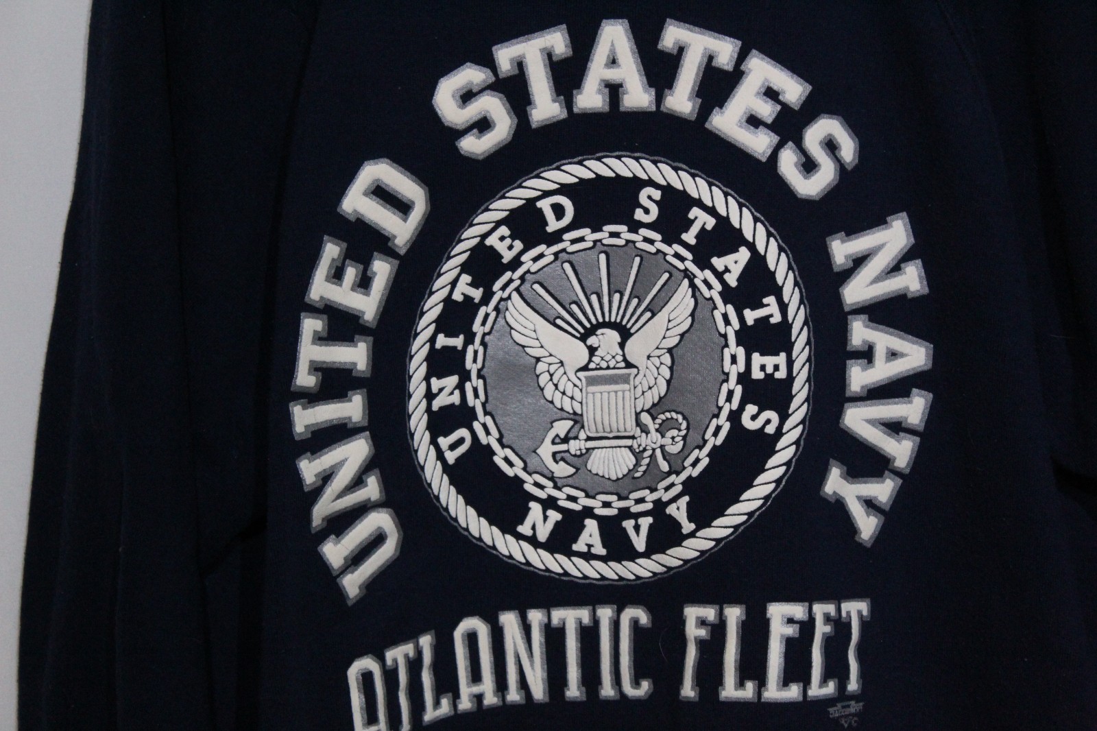 United States Navy Sweatshirt Size US Men XL Vintage Atlantic Fleet Extra Large