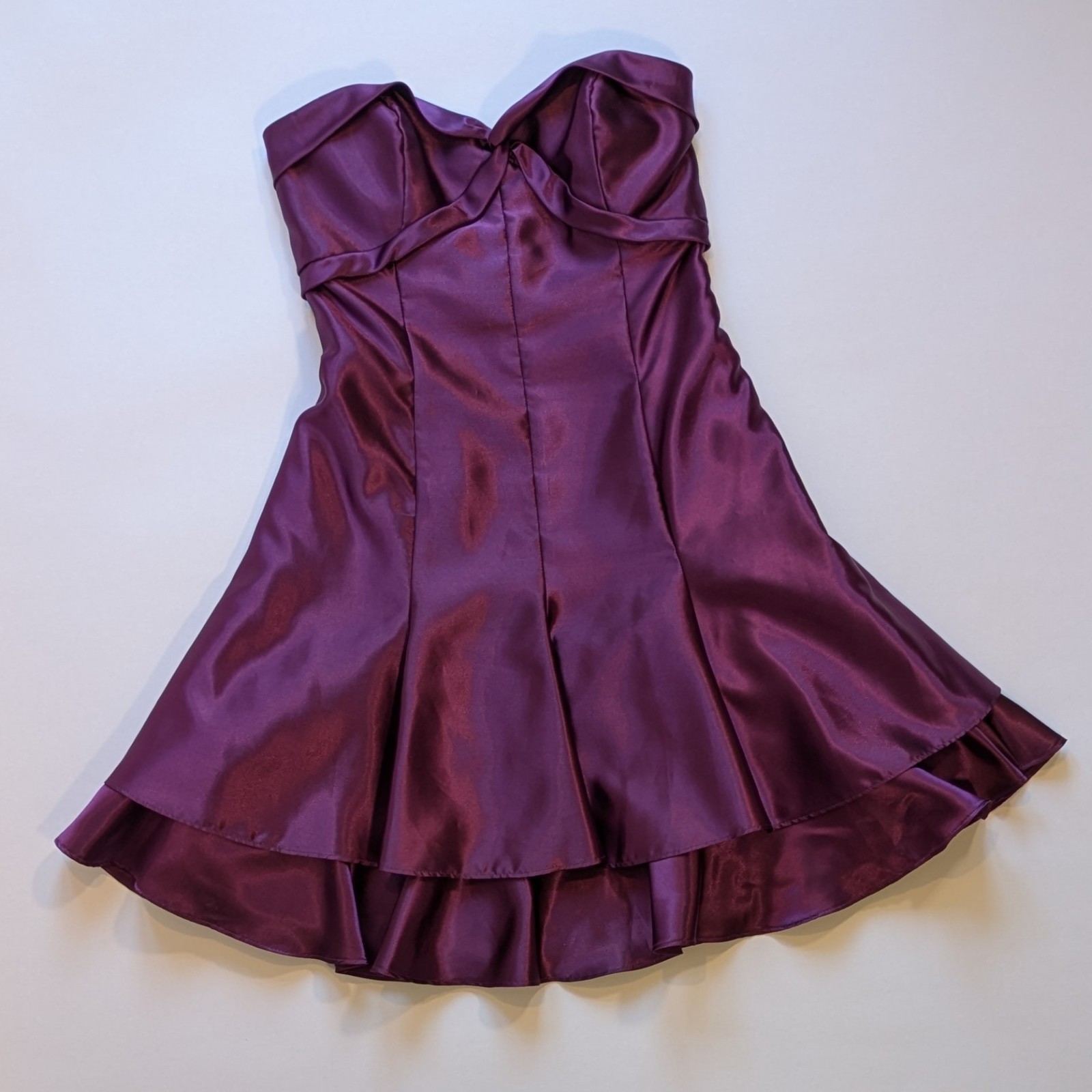 Vintage Jessica McClintock Gunne Sax Purple with Strappy Back Dress Junior SZ 9