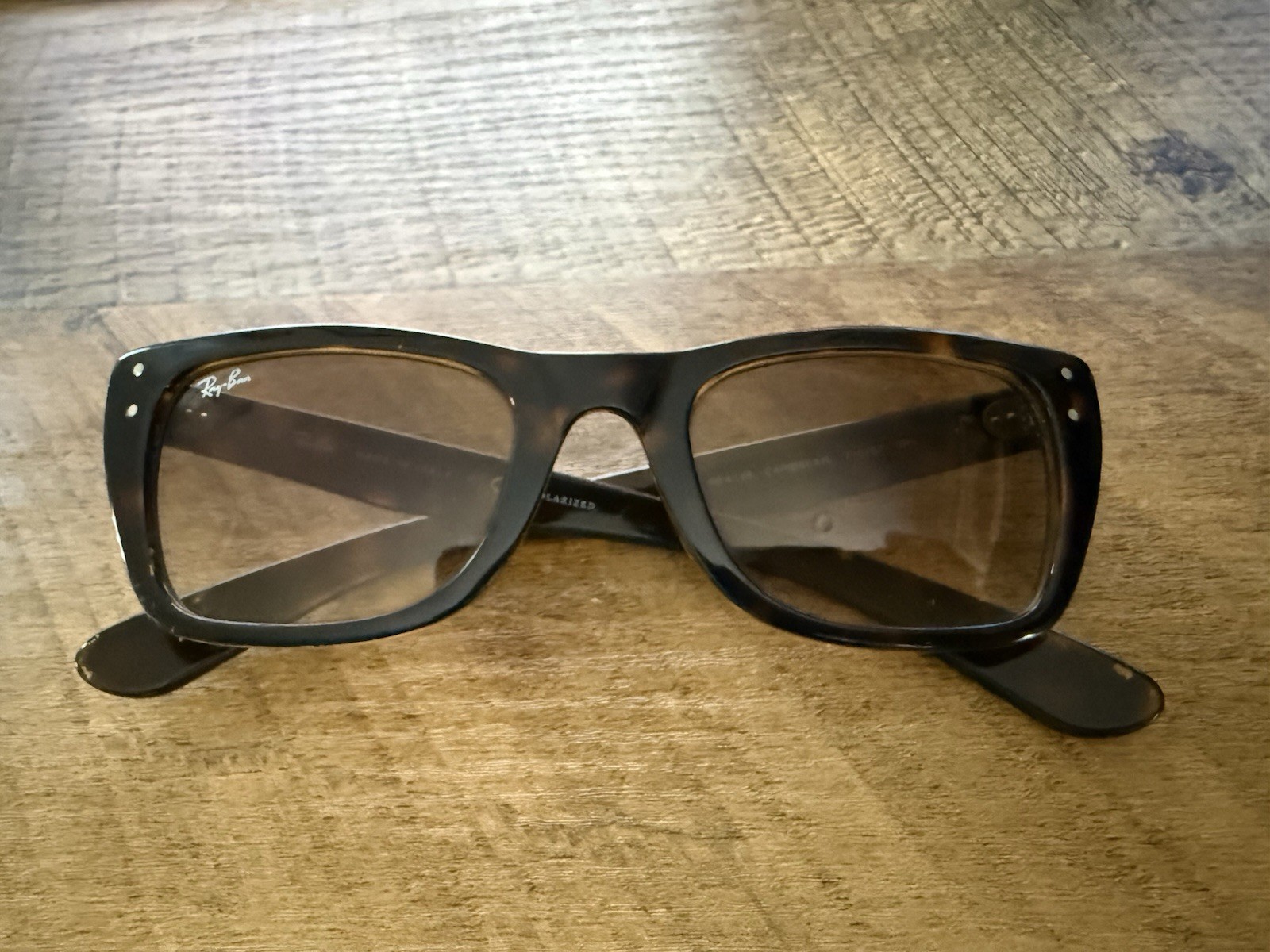 Ray-Ban RB 4148 Caribbean Vintage Sunglasses Tortoise Shell 710/57 3P Italy