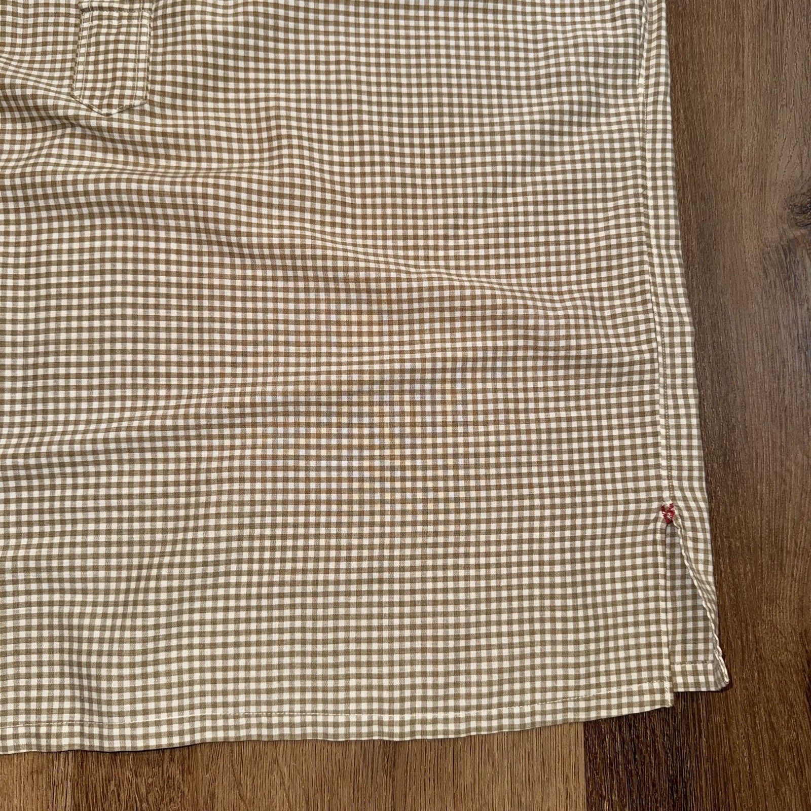 Vtg 50s 60s Hathaway Shirt Mens Hathaweave Stretch Tunic Pullover MCM Mod Large