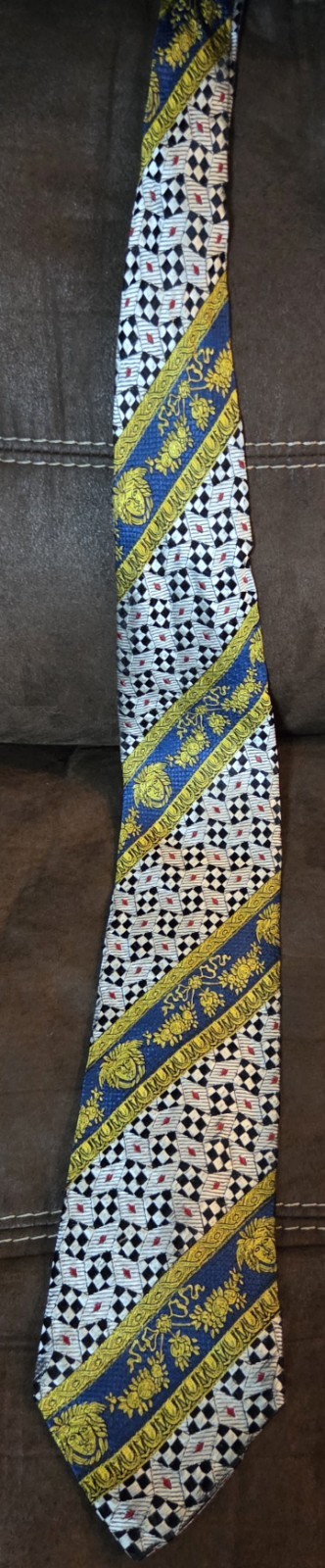1990s Very RARE Vintage Gianni Versace Multicolor Silk Tie!❤️
