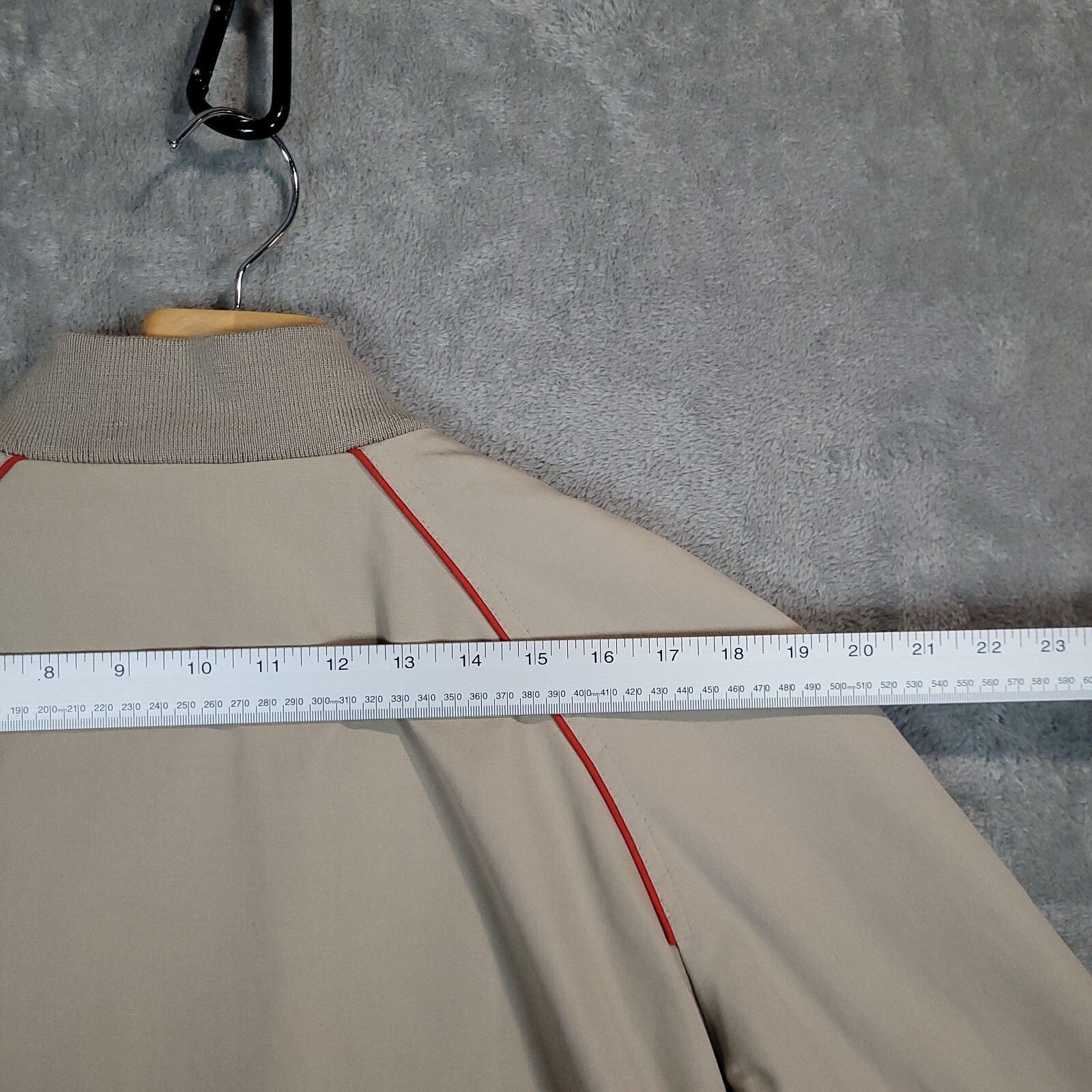 Vintage Nordrstrom Point Of View Jacket Womens Medium * Reversible Red & Beige