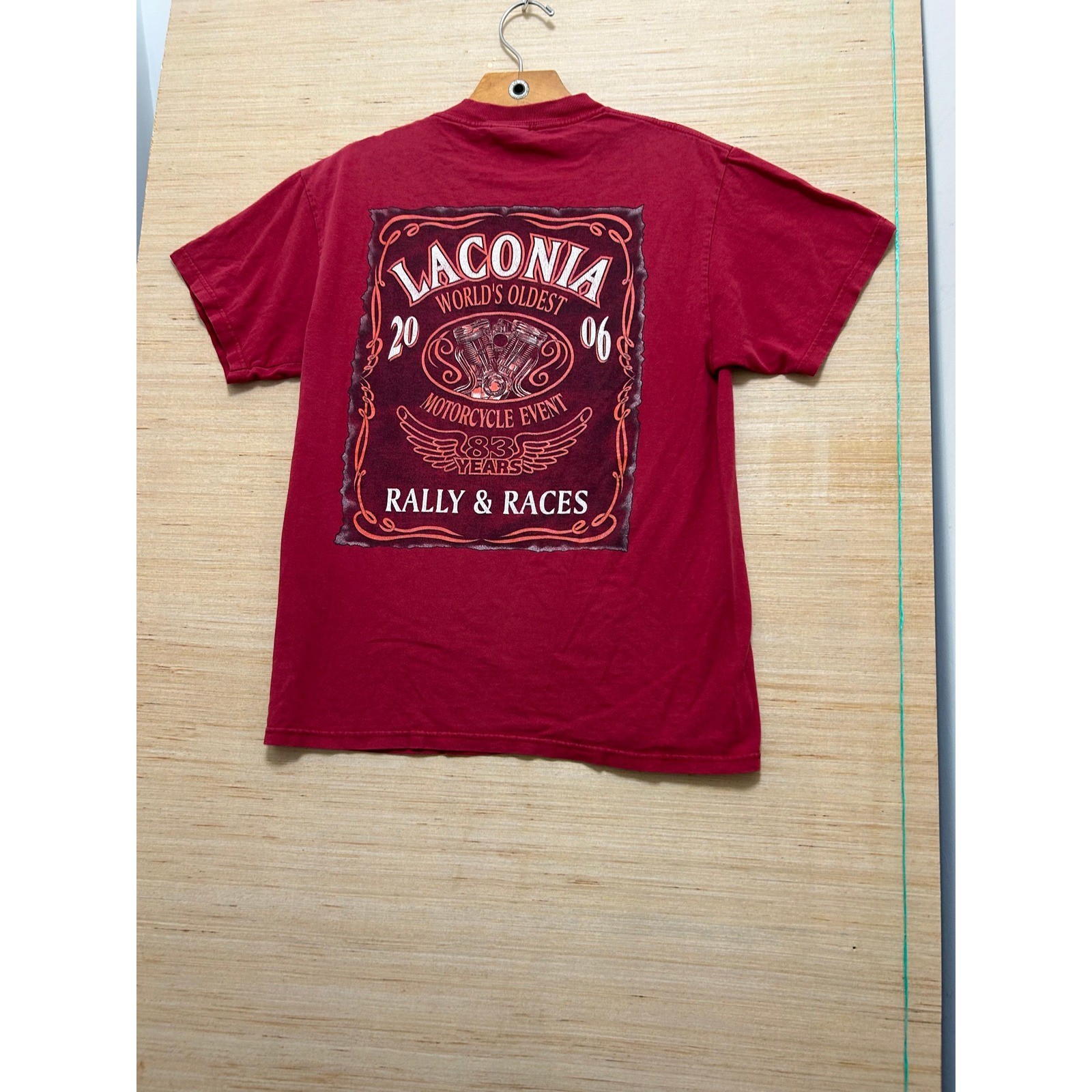 Laconia Motorcycle Week Rally & Races T-Shirt Vintage 2006 Delta Pro Weight