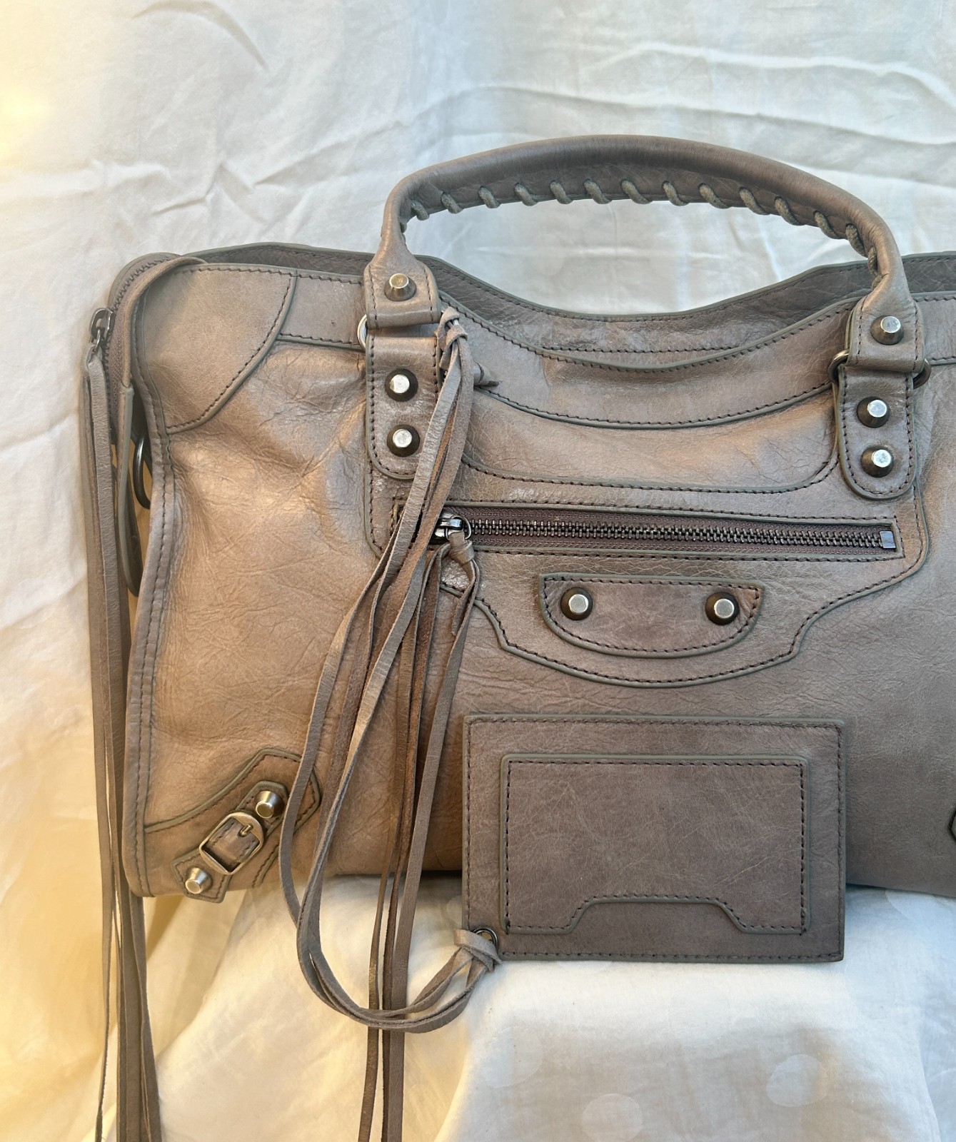 Vintage Balenciaga 2004 Classic Le City Medium | Army Green
