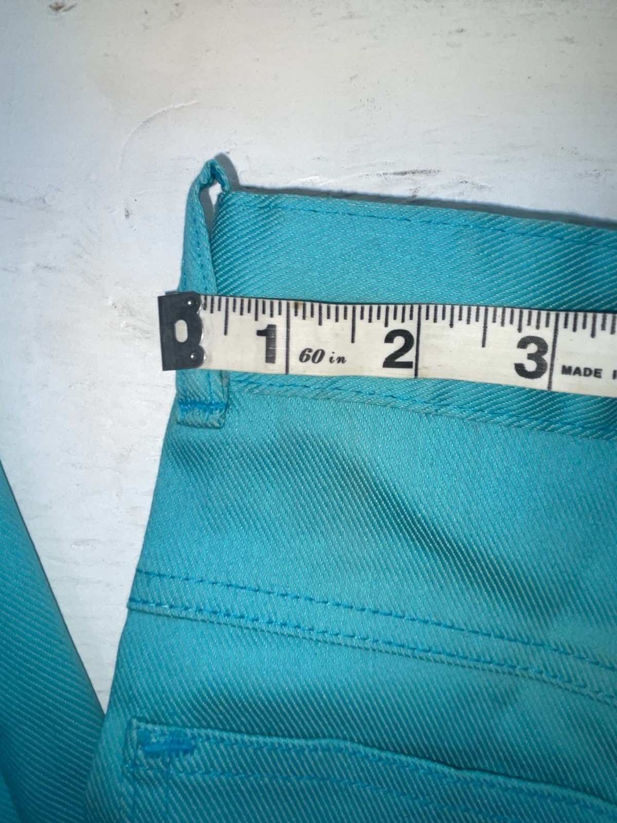 New Vintage Blue Karman Polyester Pants #43204 VV-83