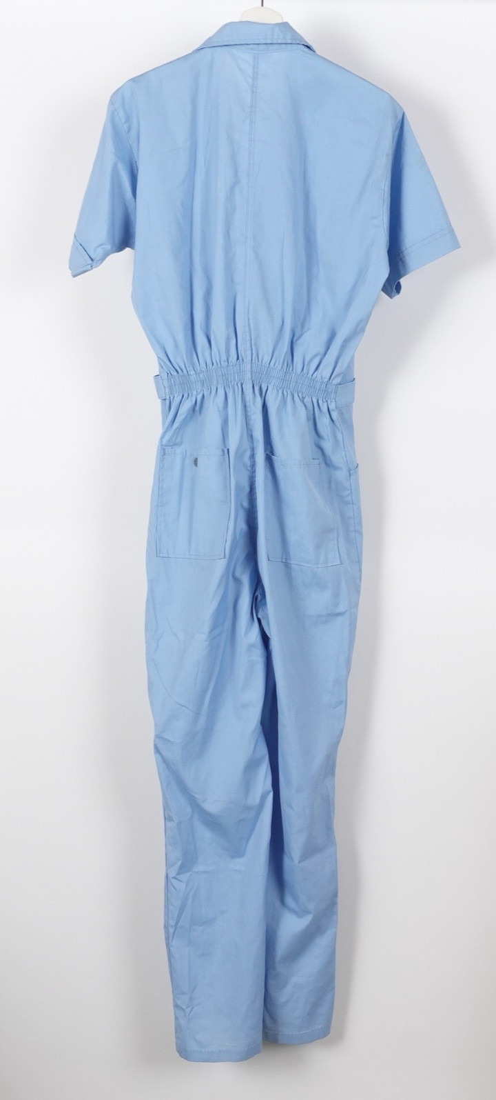 Vintage 70s Sears Leisure Jumpsuit Coverall Work Wear Size 40 Medium Light Blue