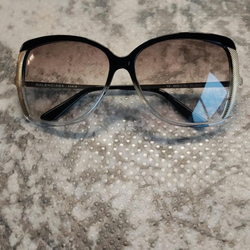 Vintage Balenciaga oversized sunglasses