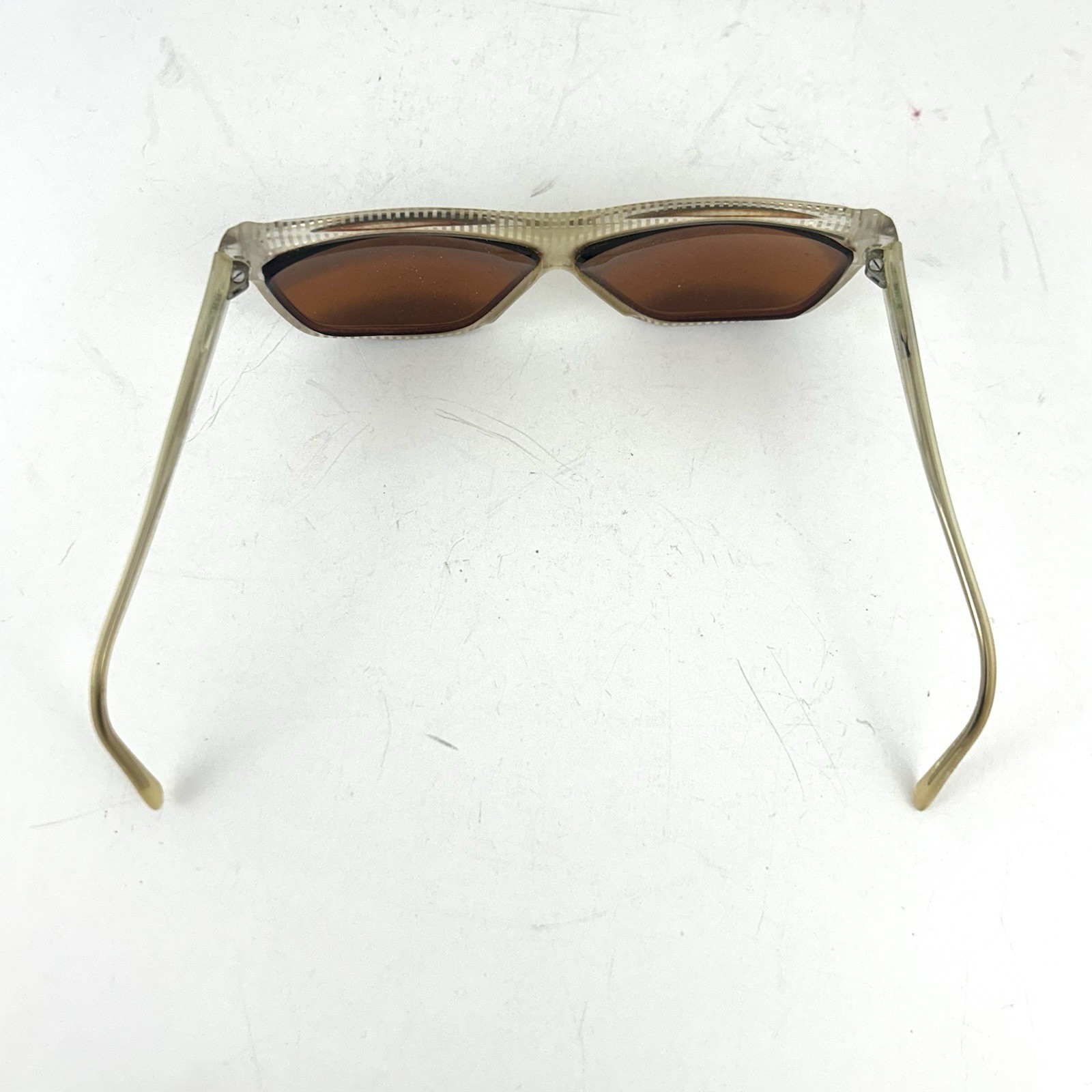 Vintage Courreges Sunglasses Style 141 Striped Plastic READ* Women’s