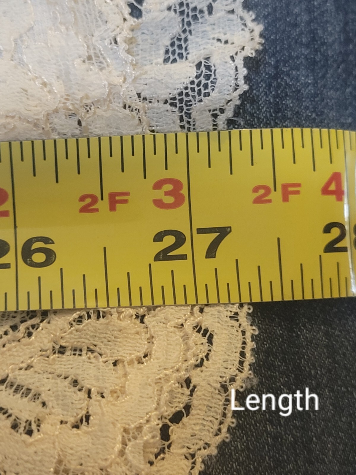 Wonder Maid Ivory Half Slip Non Cling. Size Large