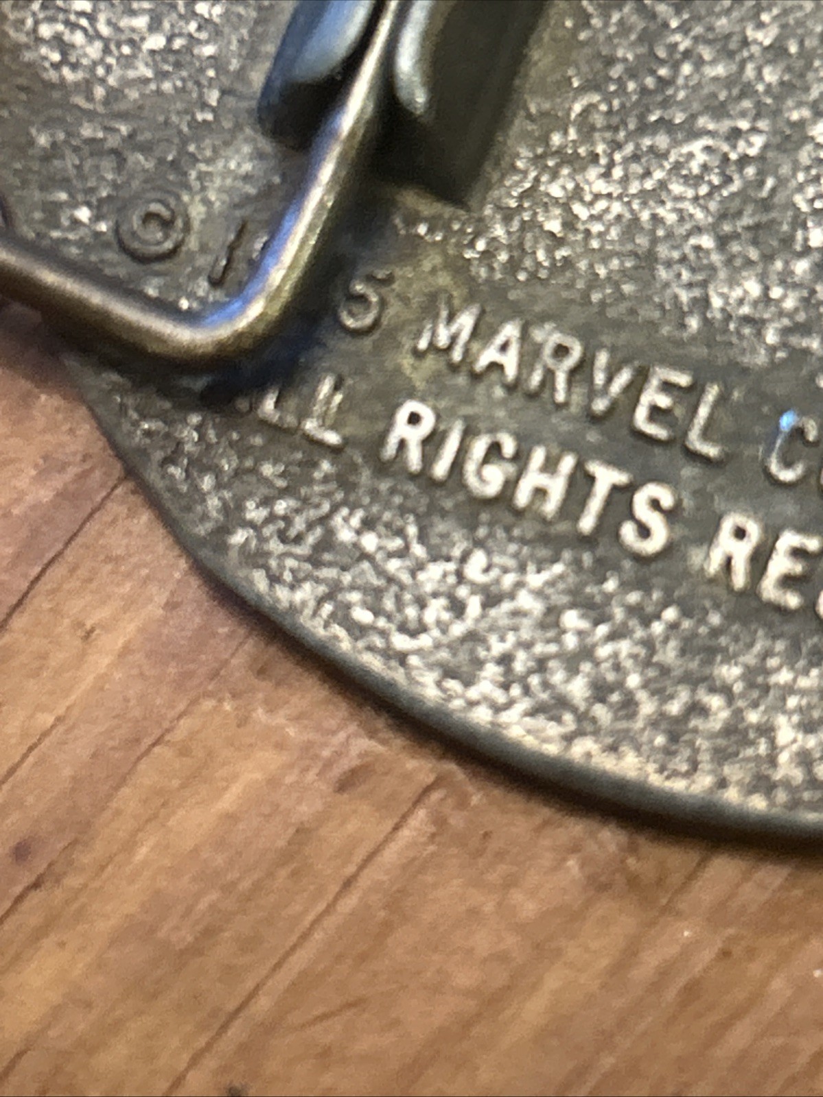 The Amazing Spider-Man Vintage Round belt buckle Marvel Spider 1975