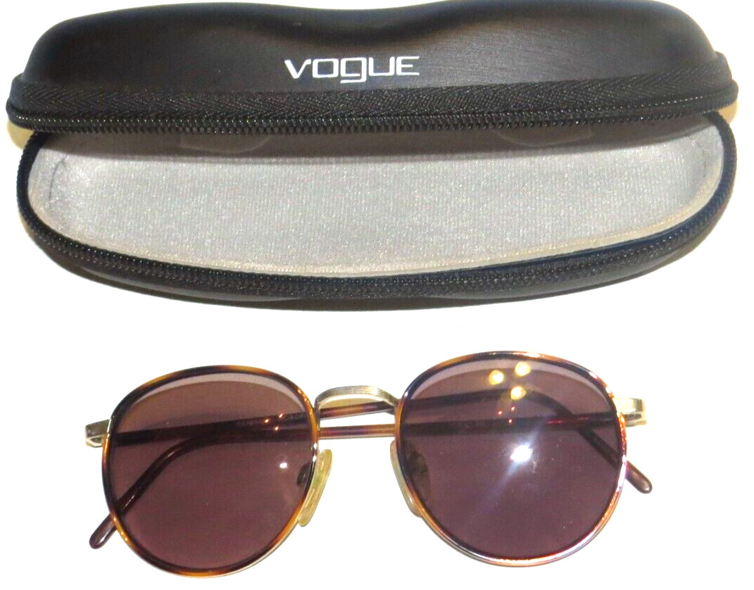 Kenmark Academy – 135mm – Tortoise Sunglasses w/ Vogue Case – Excellent