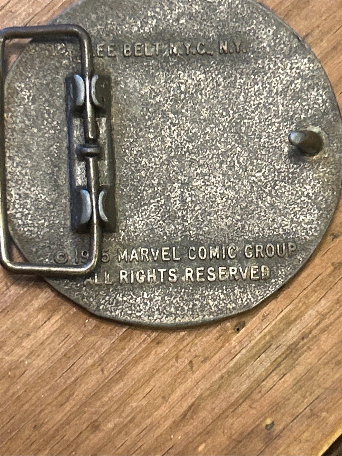 The Amazing Spider-Man Vintage Round belt buckle Marvel Spider 1975