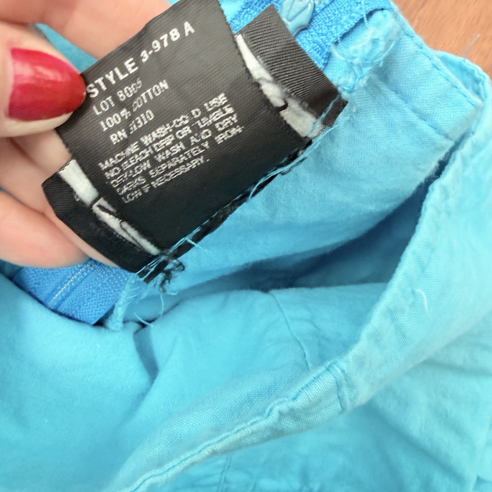 Vintage 80’s Tiered Ruffle Mini Skirt Turquoise Blue 7 Women’s