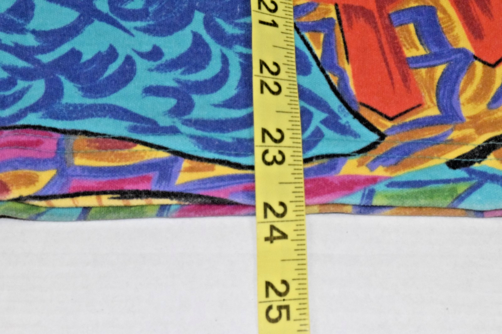VTG Shirt Units Ltd. Ed. Size M/L 80s Colorful Patchwork Potted Plants Made USA