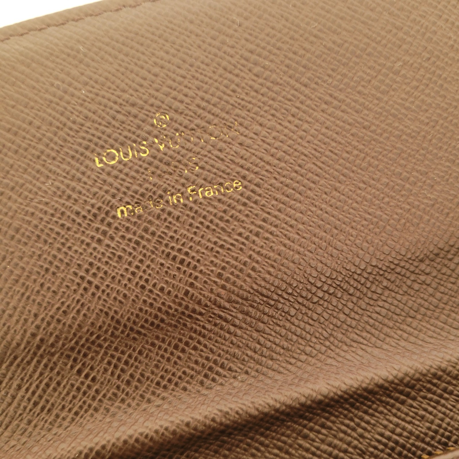 Vintage Louis Vuitton Monogram Denim Canvas Long Wallet Brown “Made in France”