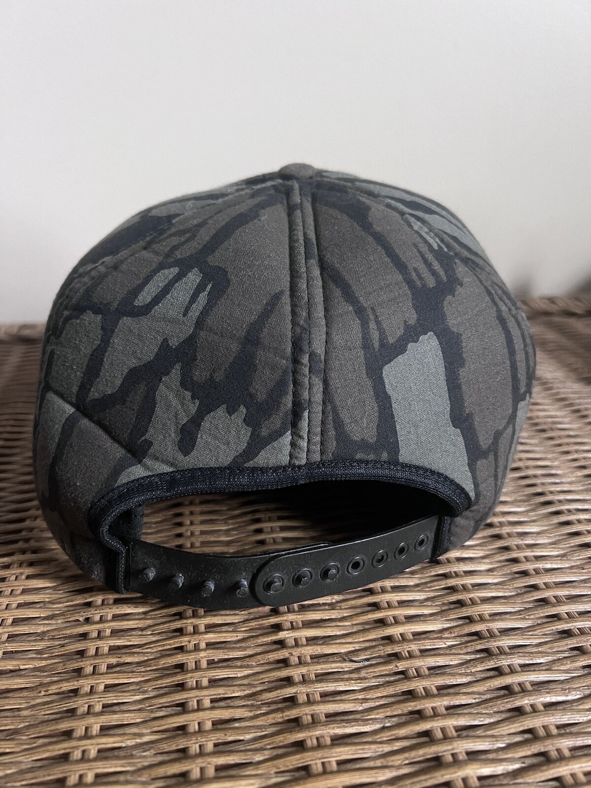 Vintage Bottomland Snapback foam Trucker Hat Cap Famous UFO Town