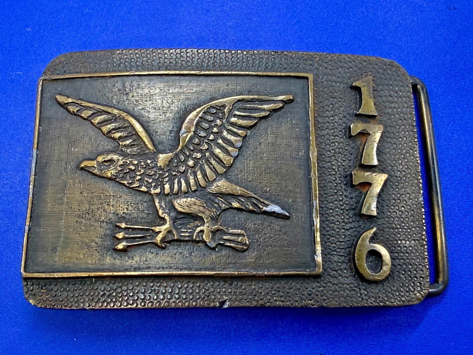 United States of America Bicentennial 1776–1976 Eagle Commemorative Belt Buckle
