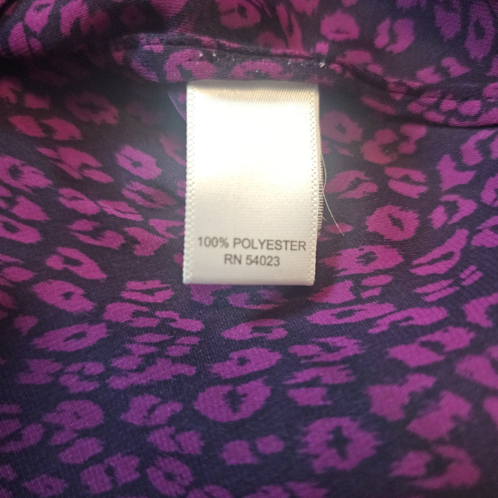 Banana Republic Sheer Floral Purple Blouse Size 14 Business Casual Office