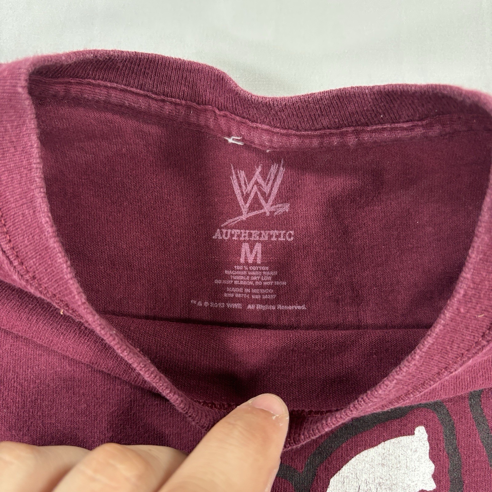 WWE Daniel Bryan Shirt Mens Medium Maroon Yes Yes Yes Graphic Tee