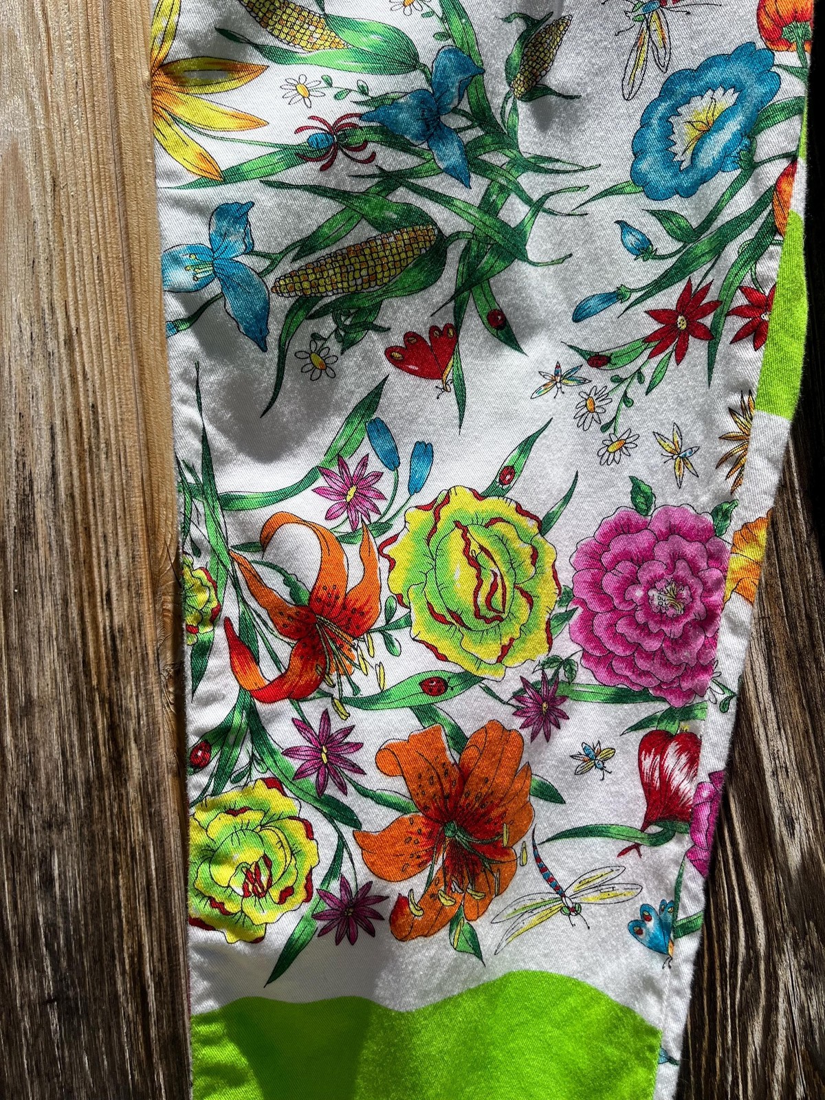 MOSCHINO Jeans Vintage 1990s All-Over Botanic Print Pants