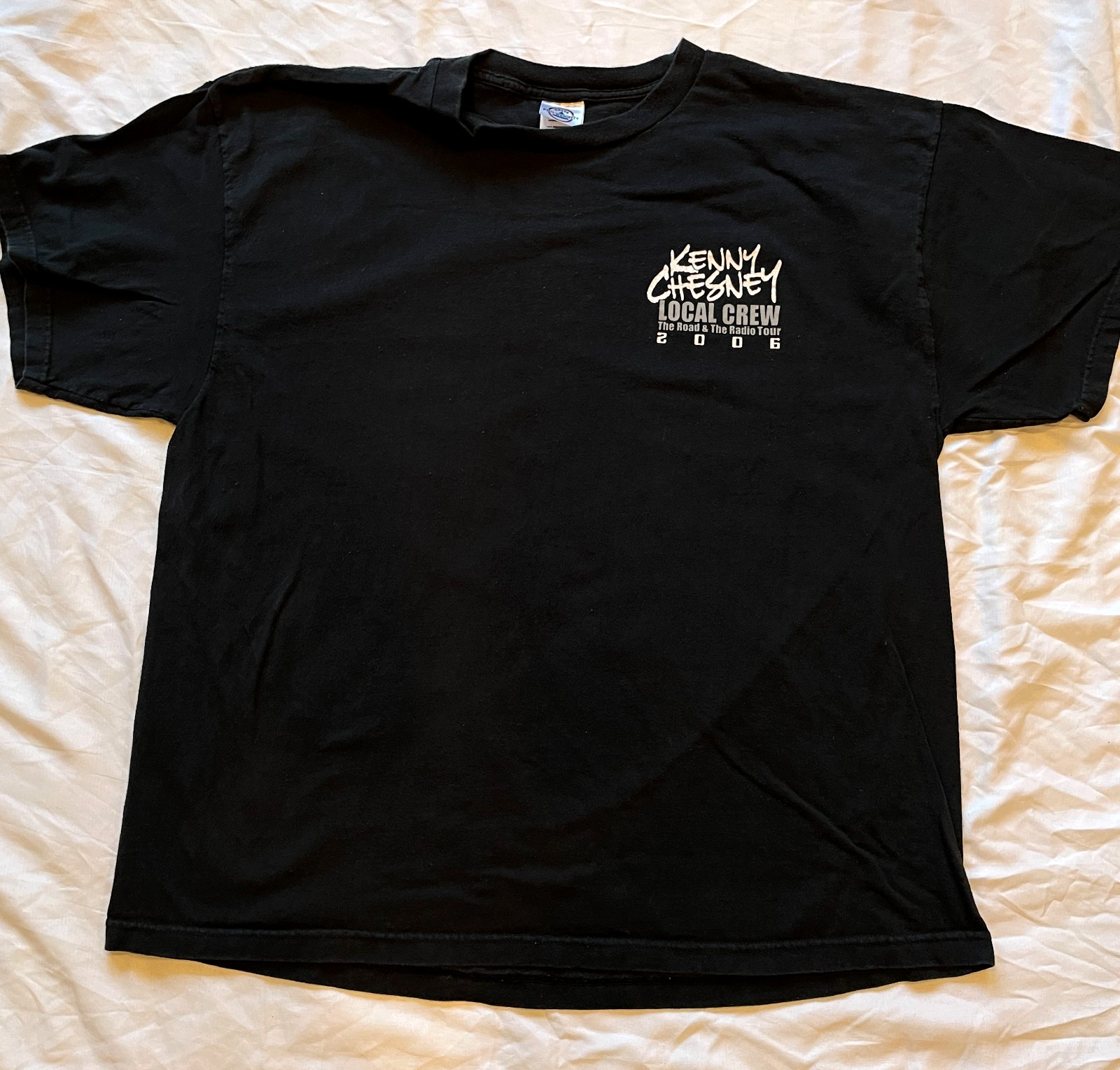 KENNY CHESNEY Vintage T Shirt 2006 Road & Radio Tour Local Crew Size XL
