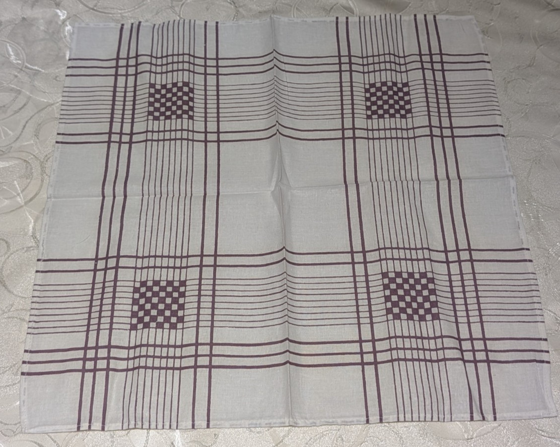 Lot of 20 New Cotton Handkerchiefs for Men Elegant Pattern in Assorted Color