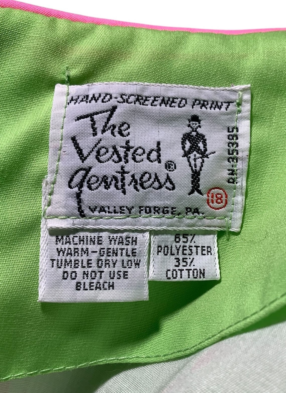 VESTED GENTRESS Vintage 70s/80s Women’s Shift Dress – Sz 18 L/XL – Dragonflies