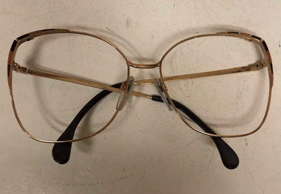 Silhouette Eyeglasses Frame Only Vintage Austria Gold tone MOD 6012. 135