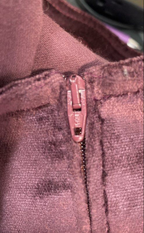 Vintage 90s Moschino Jeans Women’s Purple Velvet Square Neck Dress Size 10