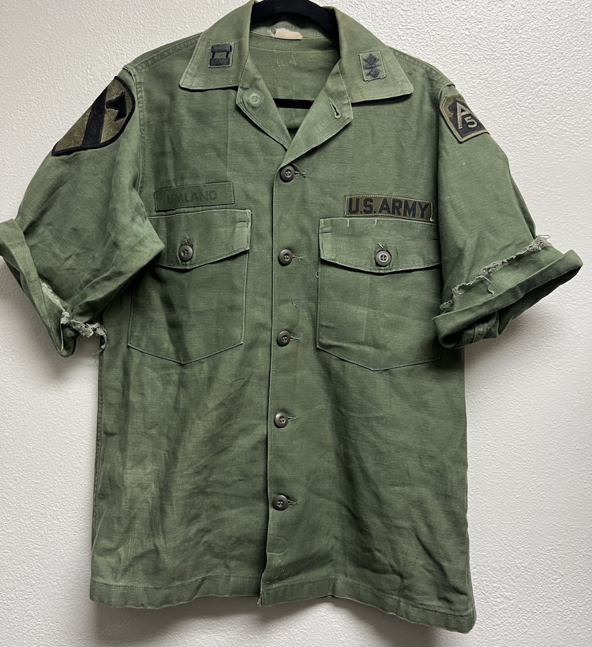 Vintage US Army OG-107 Fatigue Shirt