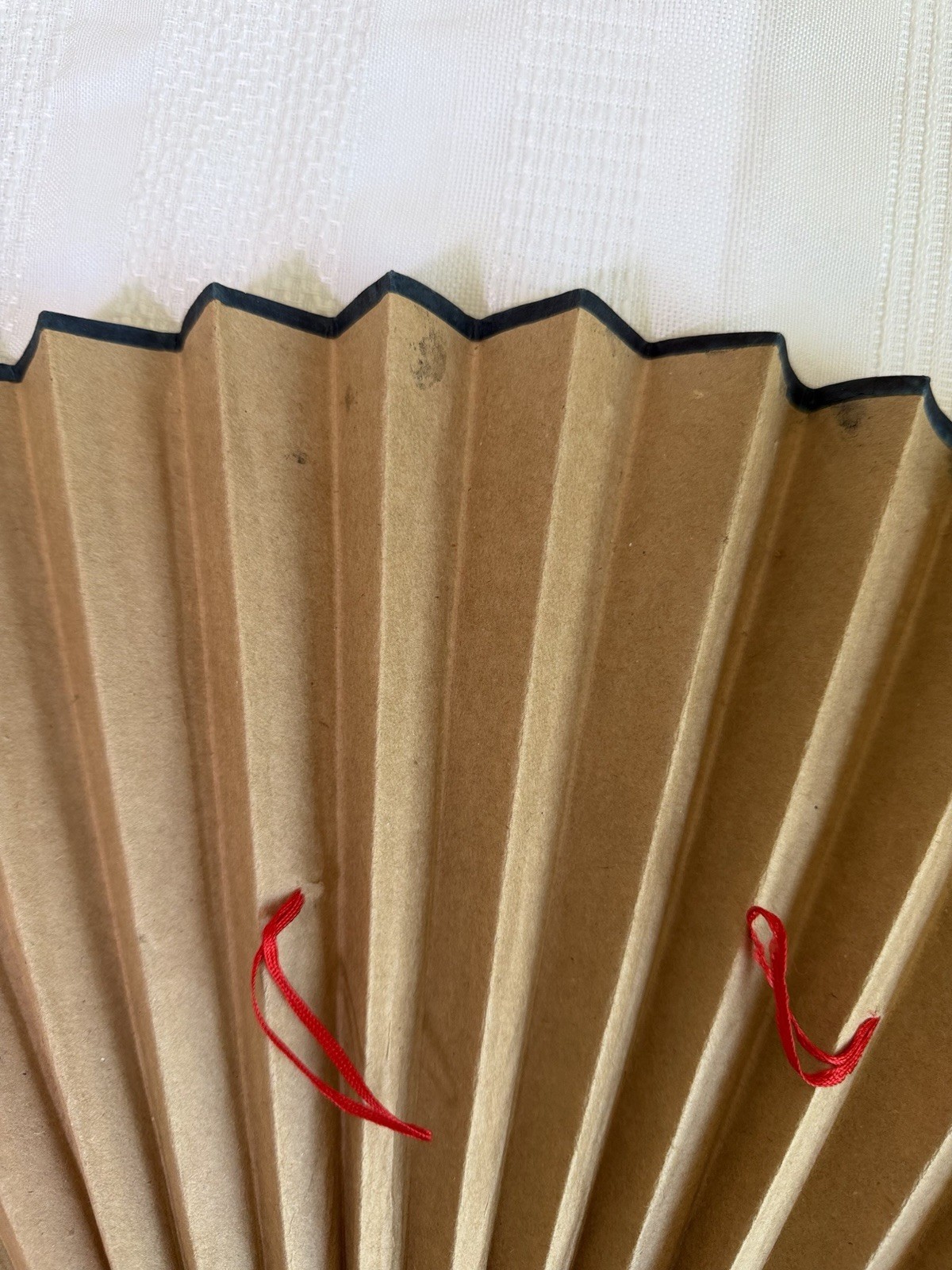 Vintage Chinese Hand Fan, Wall Decor 15”