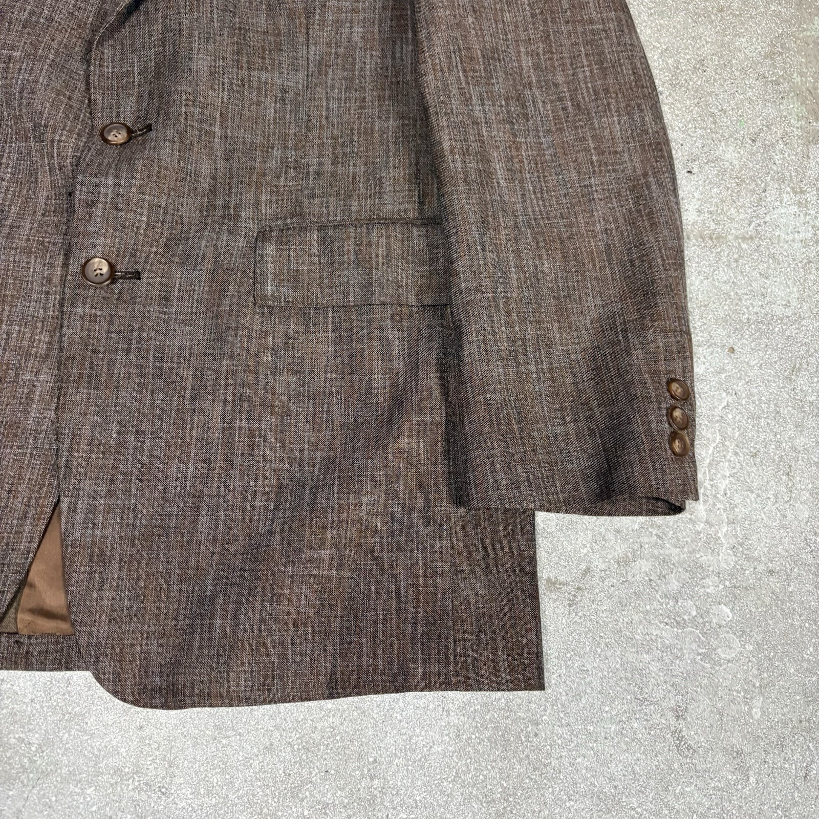 Vintage 70s JC Penney Men’s 3-Piece Suit Mens Size 42R (34×32) Blazer Vest Pants