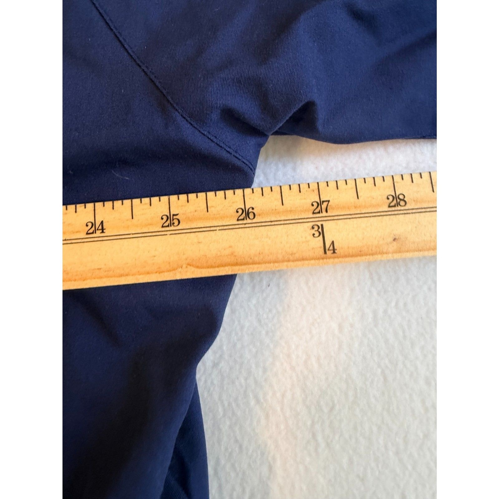 Saddlebred Navy Harrington Jacket Mens Large Plaid Lined Full Zip Lightweight