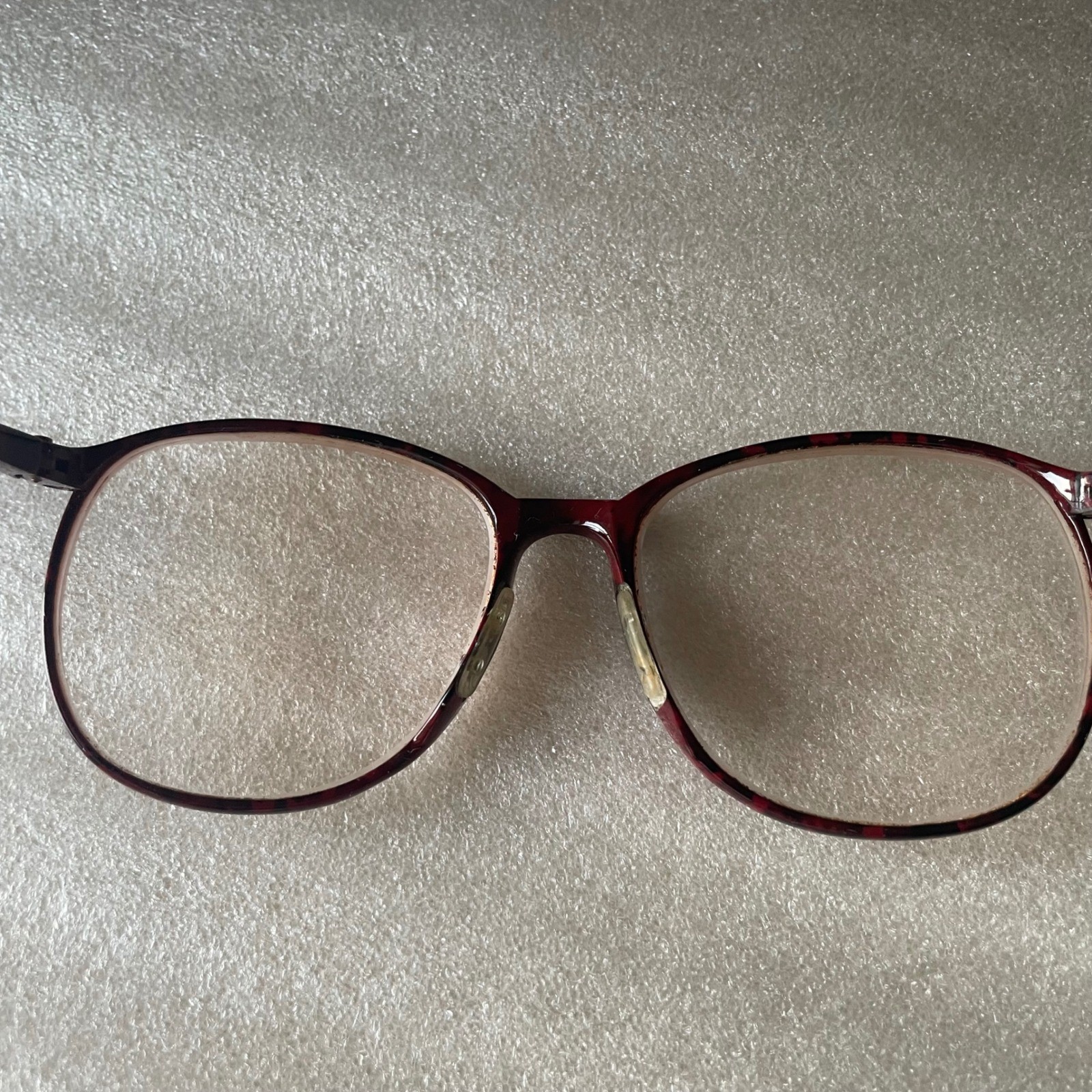 Vtg Liberty Eyeglasses Eye Glasses Frames Retro Frames Only Red Tortoiseshell