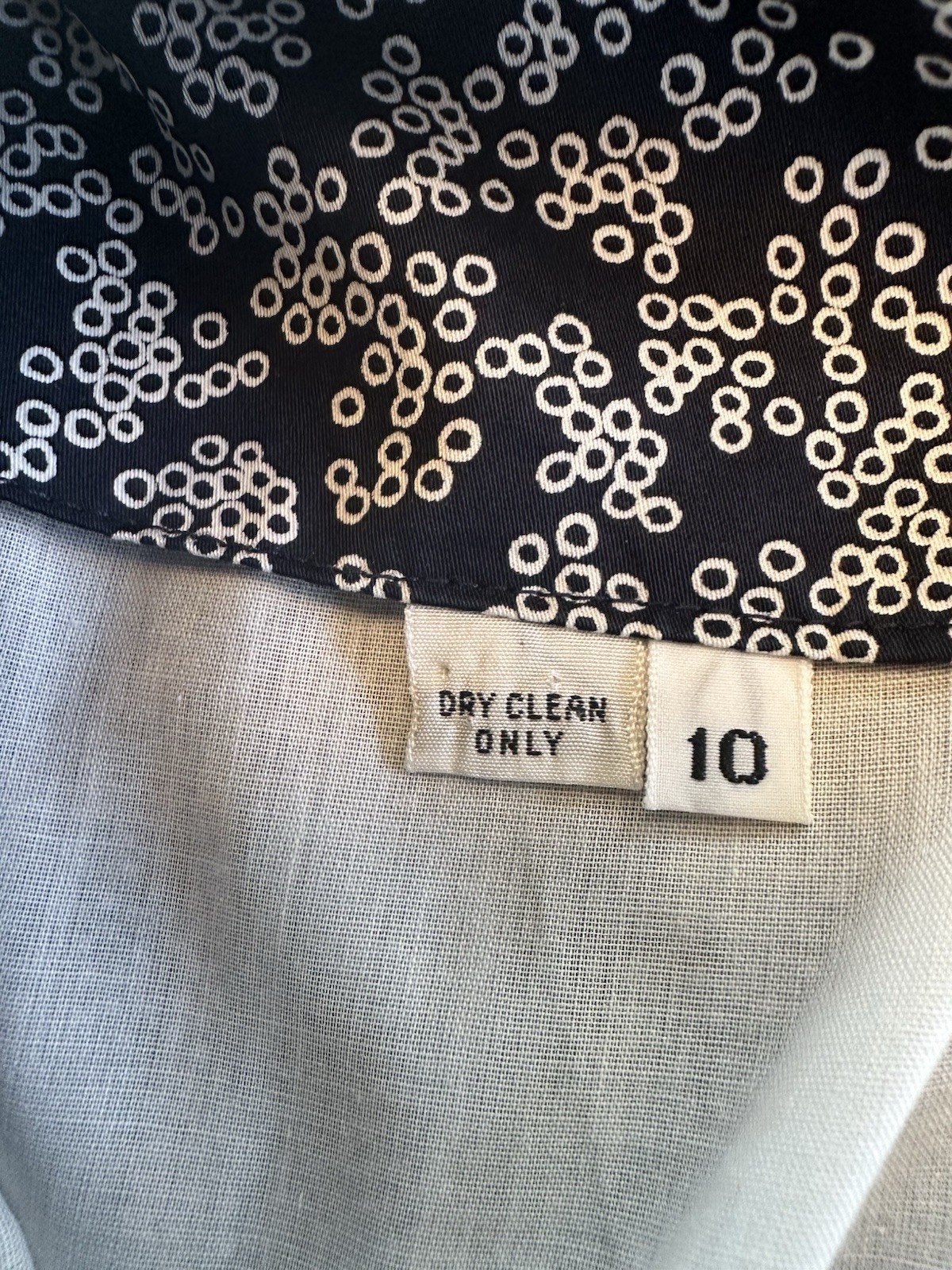 Vintage Joan Calabrese Girls Sz 10 Navy Sequined Polka Dot Formal Dress