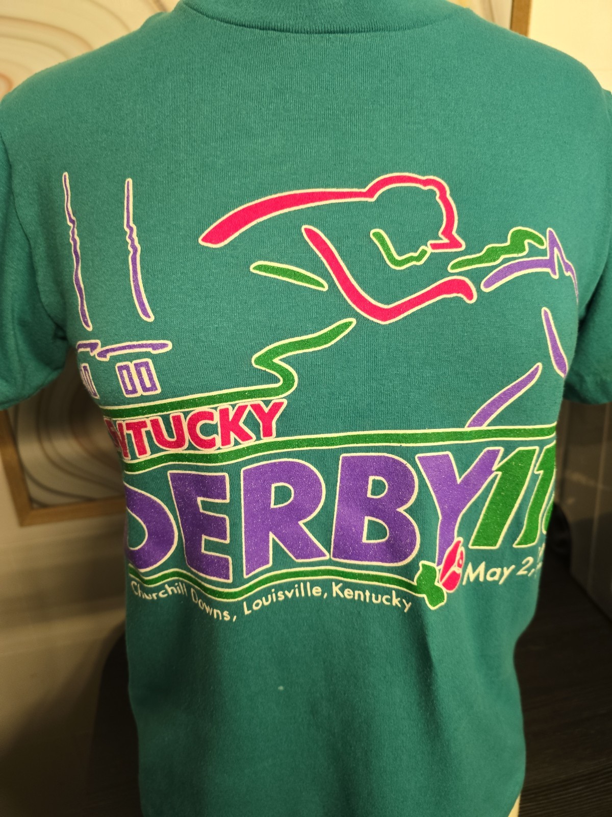 Vintage 1992 Kentucky Derby Shirt Small One Snall Spot (Pictured) singlestiched