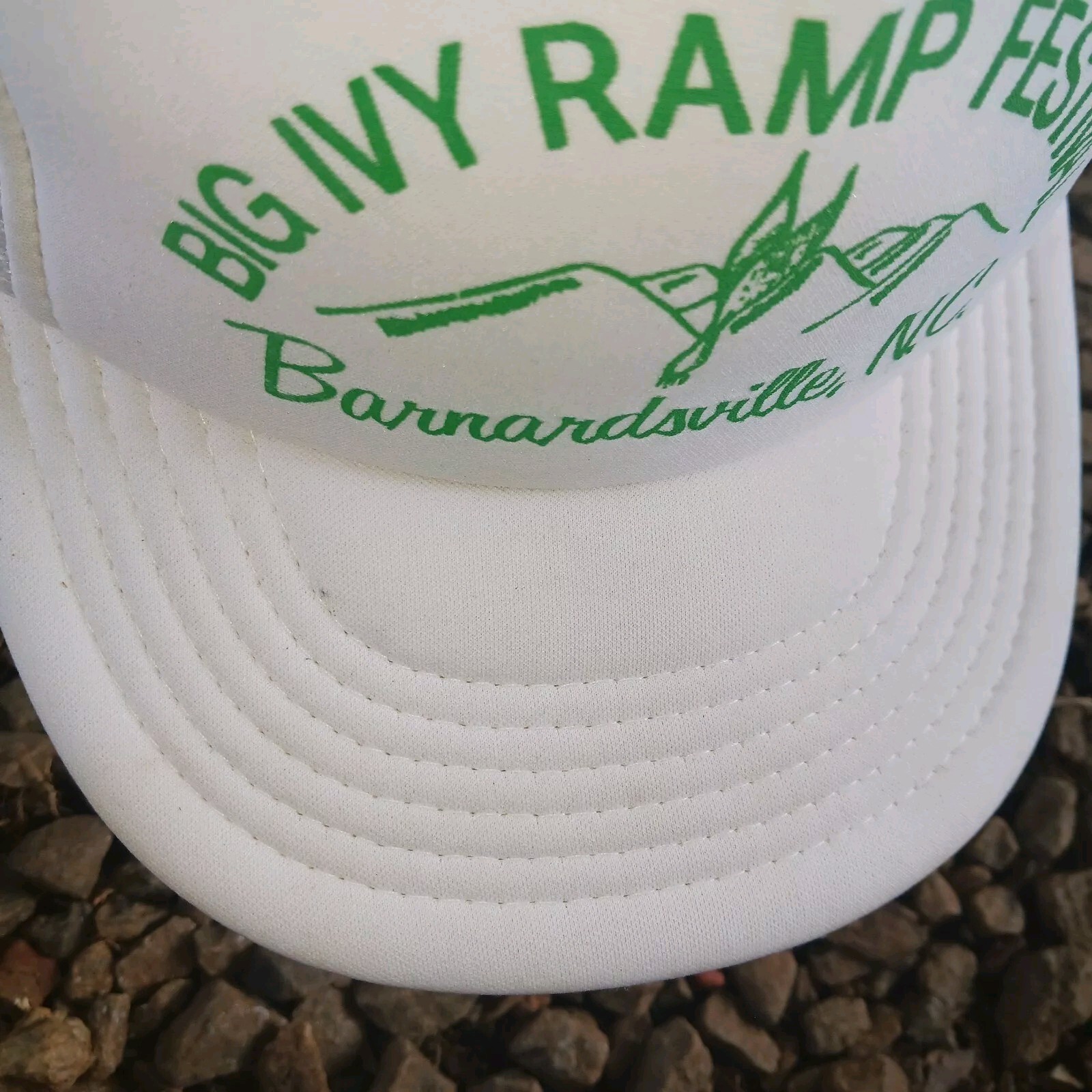 Big Ivy Ramp Festival Barnardsville NC Trucker Hat Cap Snapback Mesh