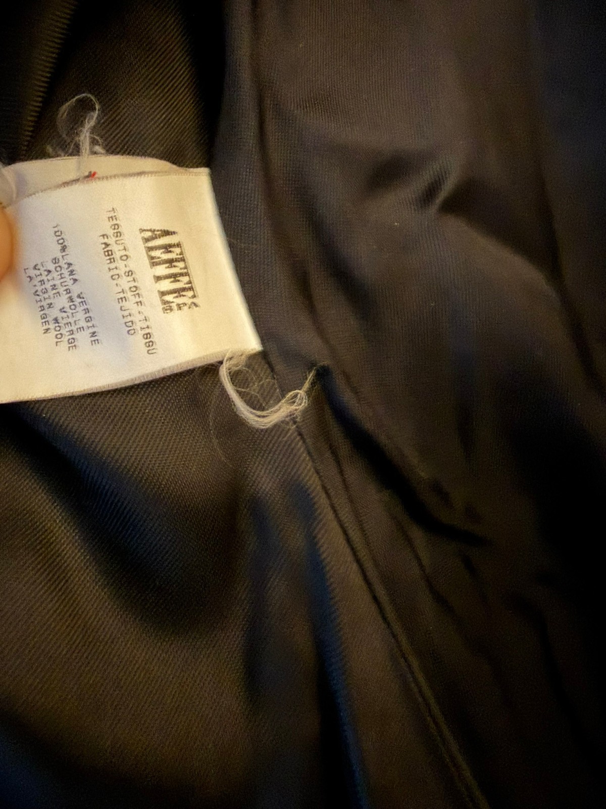 CHEAP and CHIC by Moschino coat one button long pelerine 90s RARE black US sze 8