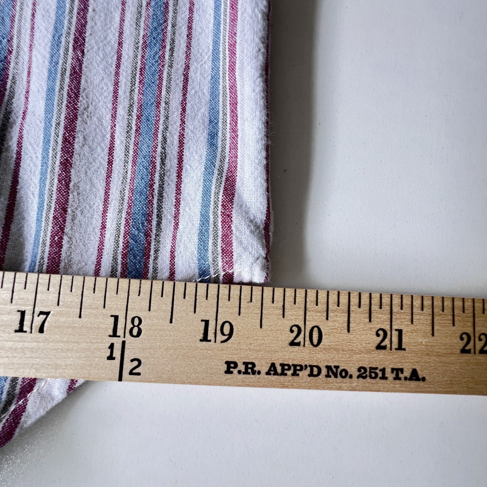 Vintage Karen Scott Striped Cotton Button Down Collar Shirt Women’s Small