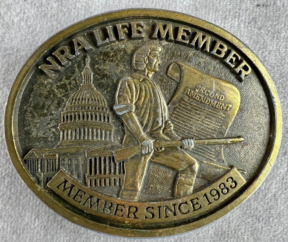 NRA Life Member Since 1983 Second Amendment *Damaged See Photos