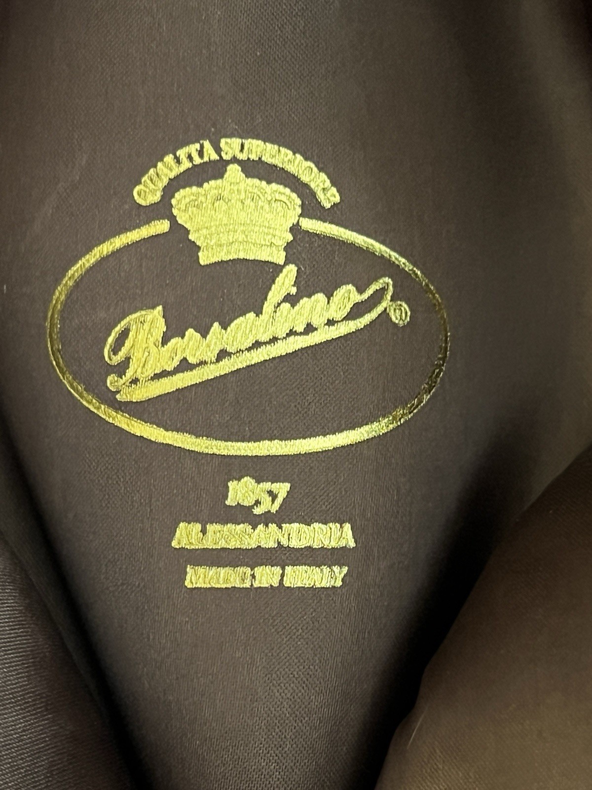 Vintage Borsalino Qualità Superiore Fur Felt Fedora 7 5/8 Brown Italy